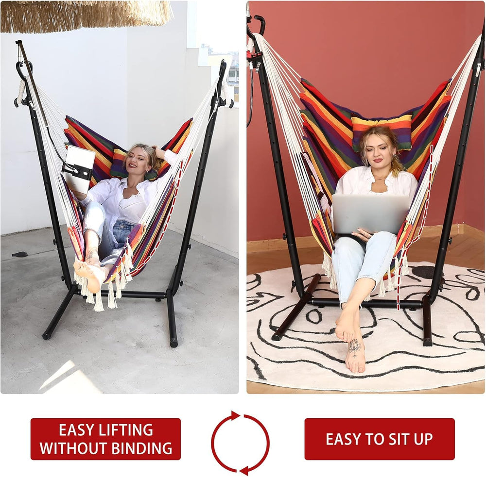 ZGZEYU footrest extended showing elevated-leg comfort and recline benefit