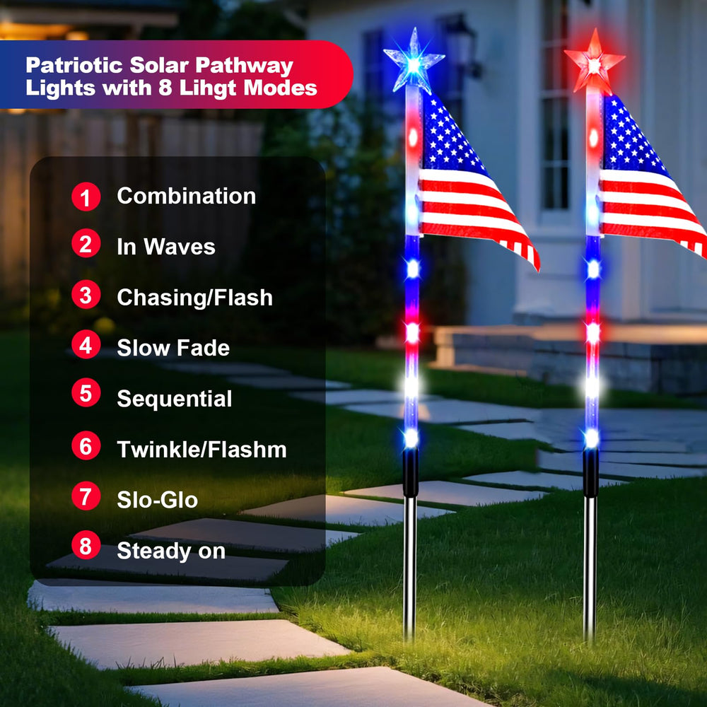 Zhaoray nighttime pathway lights glowing, enhancing curb appeal and visibility
