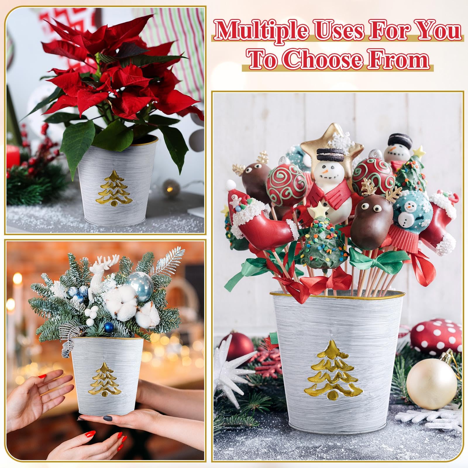 Zhehao bucket filled with candies and favors to organize treats
