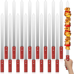 Zhehao front packaging of 16 skewers showing quantity and length benefit