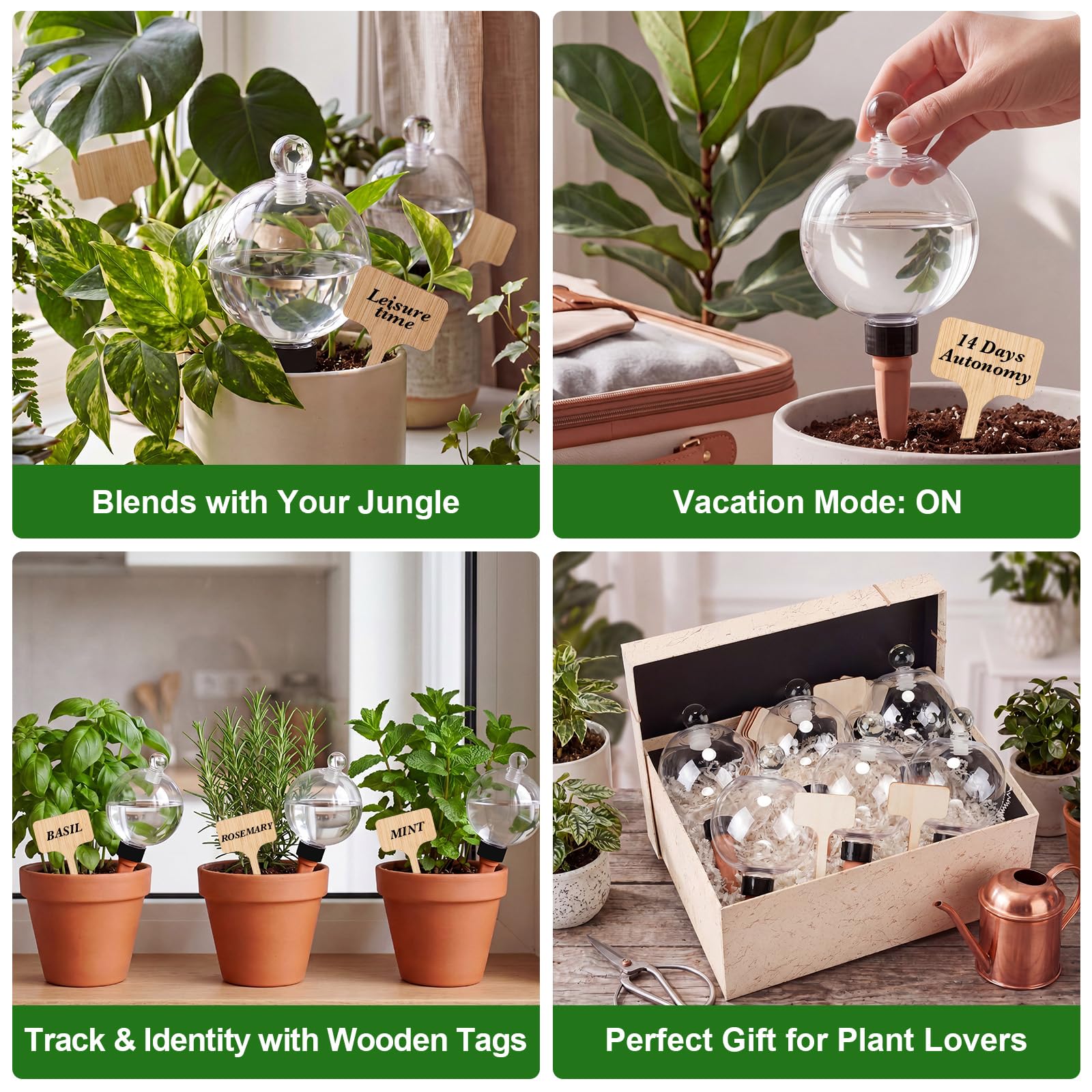 Zhehao wooden plant labels array for clear identification and organized gardening