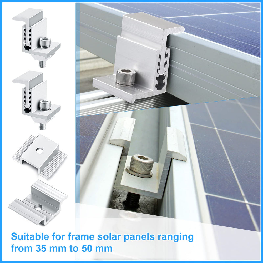 Zhengmy adjustable end clamp detail illustrating adjustable fit for varied frames