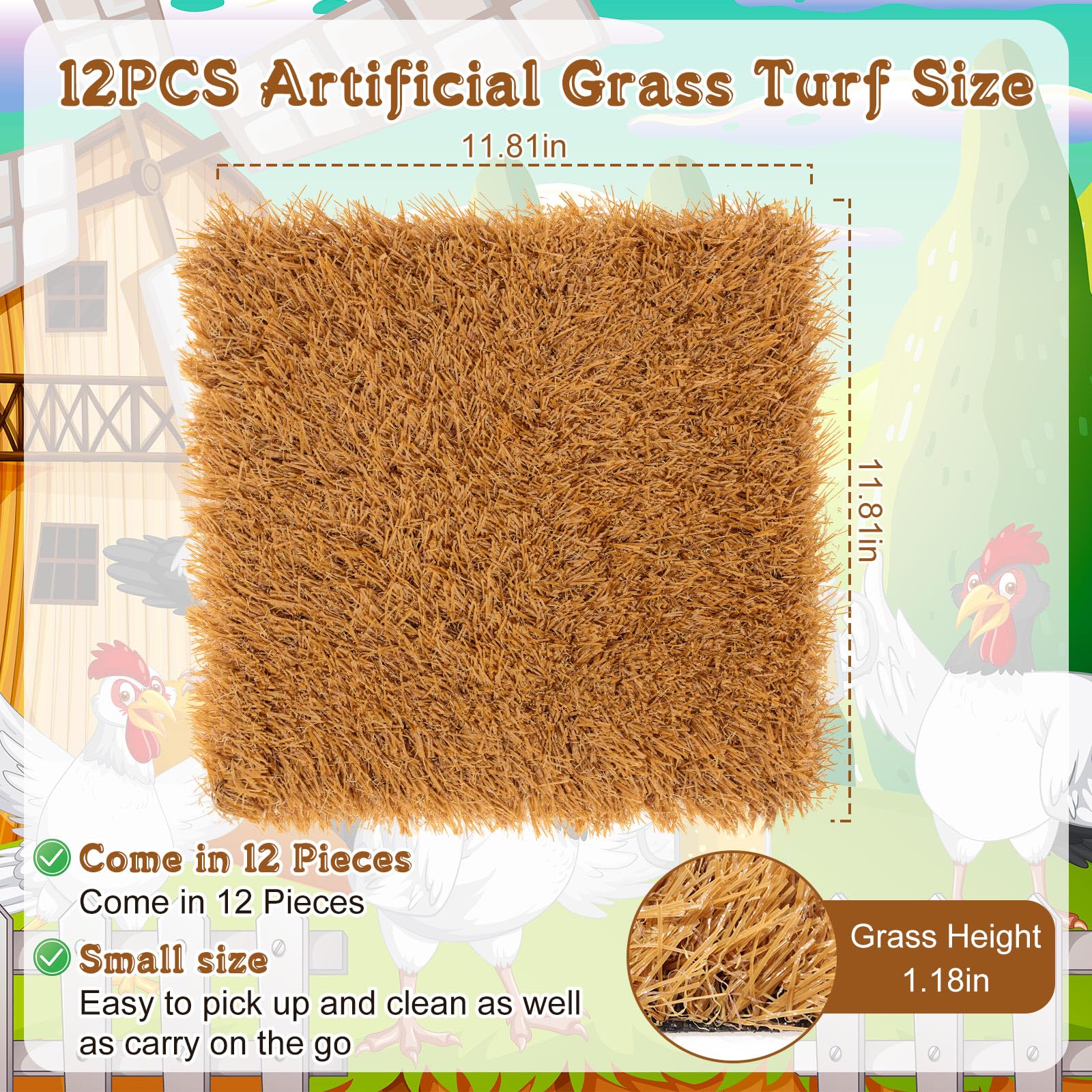 Zhengmy close-up of synthetic grass fibers highlighting soft cushion and easy cleaning