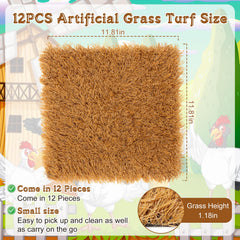 Zhengmy close-up of synthetic grass fibers highlighting soft cushion and easy cleaning