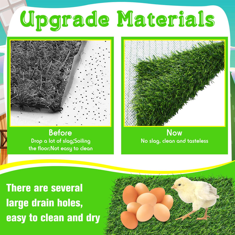 Zhengmy close-up of artificial grass texture offering comfortable, natural-feeling nest surface