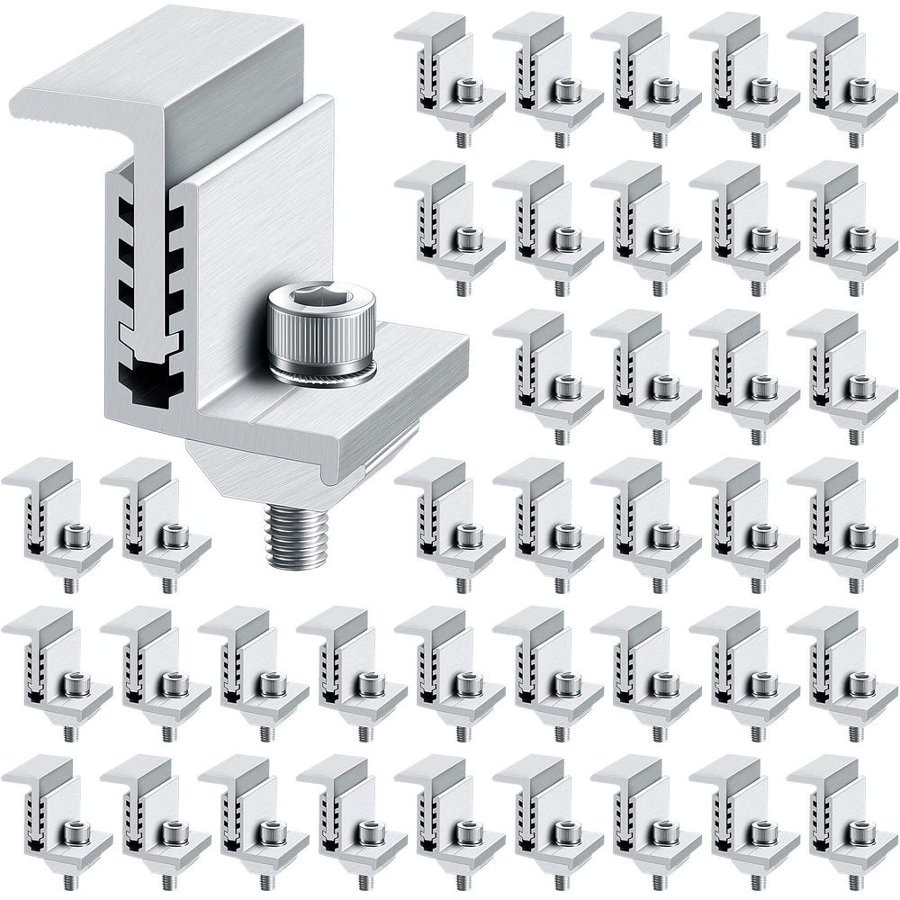 Zhengmy front view of 40-pack clamp kit showing organized components and convenience