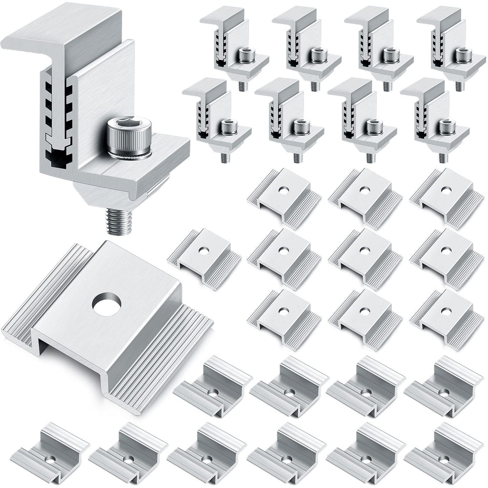 Zhengmy front view clamp kit showing organized 28-piece set and quick install benefit