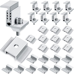 Zhengmy front view clamp kit showing organized 28-piece set and quick install benefit