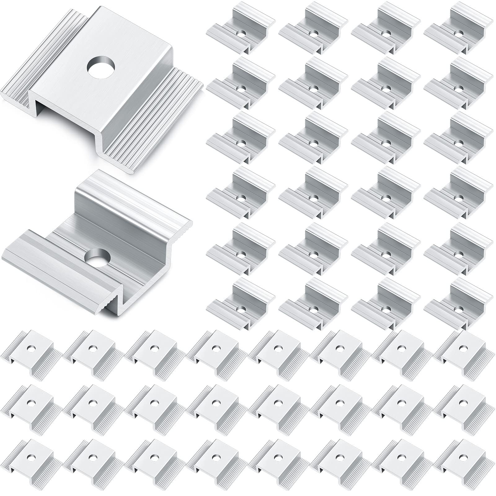 Zhengmy mid clamp front view showing clean aluminum finish and secure fit benefit