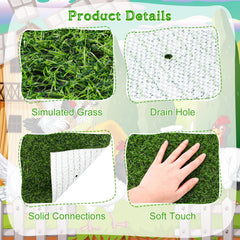 Zhengmy pad placed in a chicken coop protecting eggs and keeping nest tidy