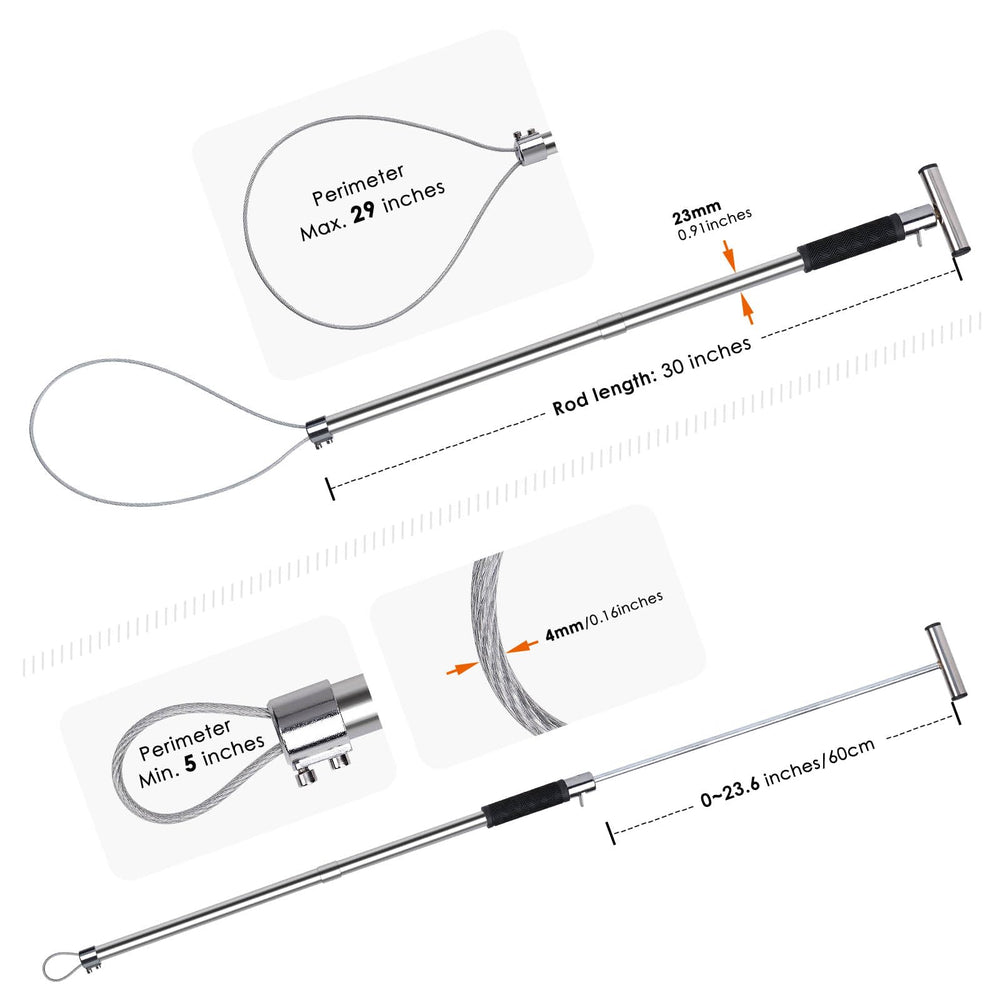 ZHEQOGZH two-piece design dismantled for compact travel and storage