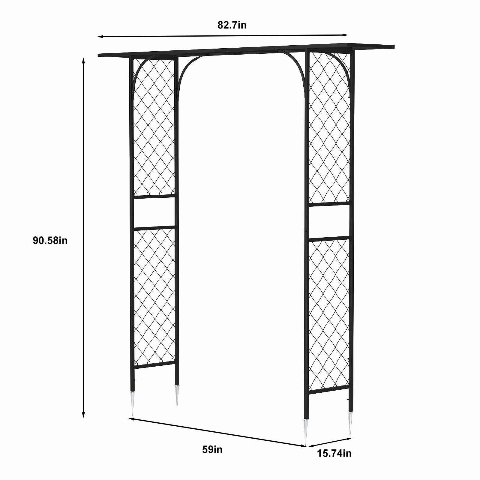 Zhongma aluminum ground stake close-up showing corrosion resistance