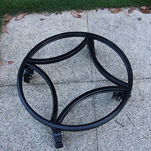 Zhongma caddy next to ruler for scale, demonstrates 18.1-inch diameter and capacity