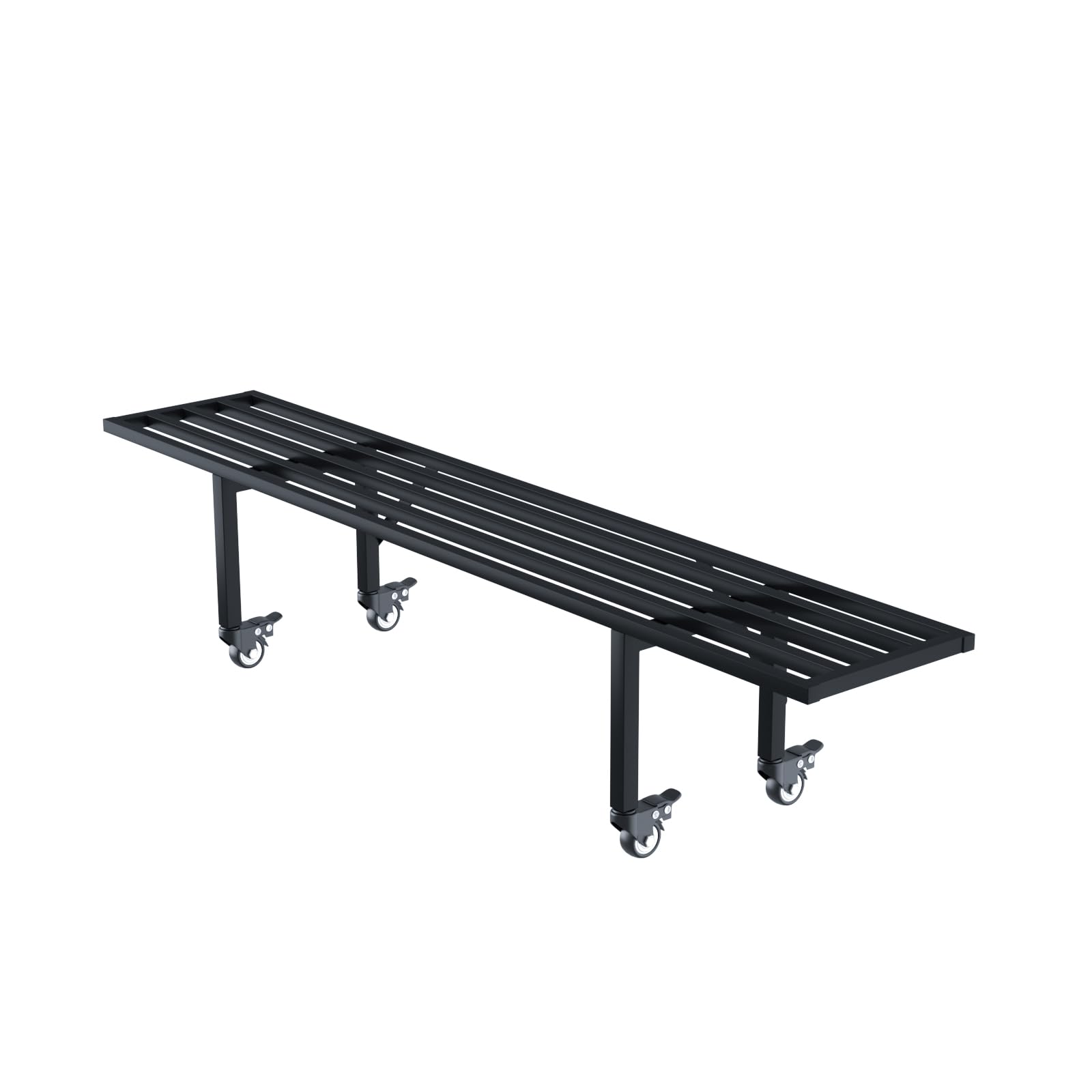 Zhongma front view of full metal plant stand showing sturdy construction and space-saving design