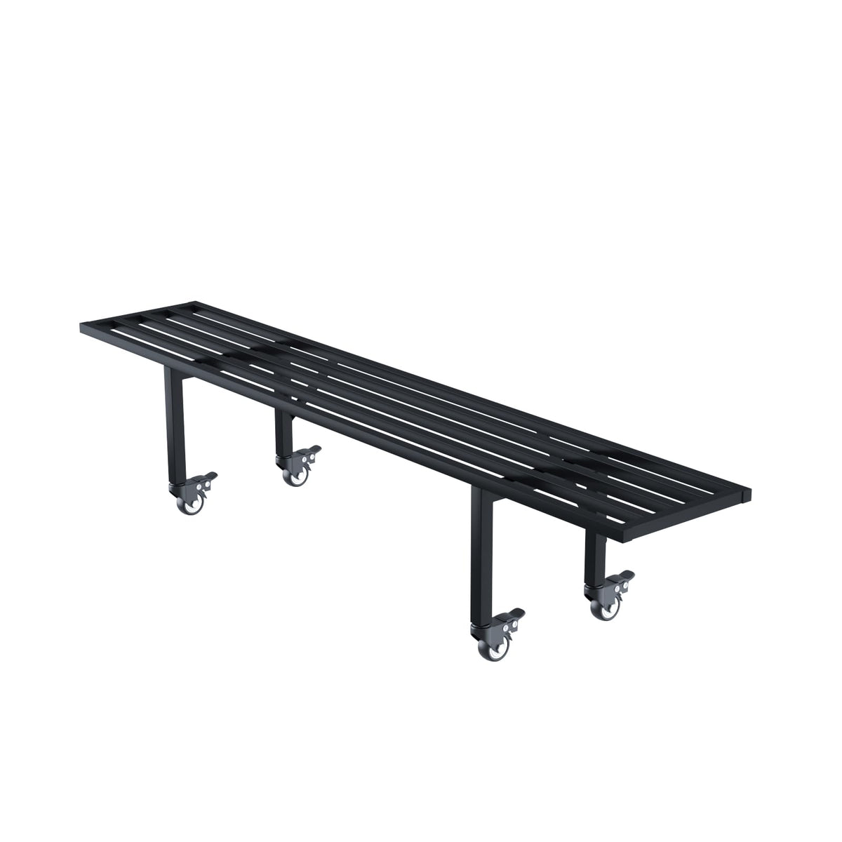 Zhongma front view of full metal plant stand showing sturdy construction and space-saving design