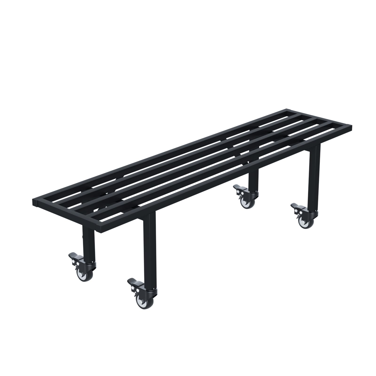 Zhongma front view of metal plant stand showing full length and finish benefit