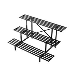 Zhongma front view of full three tier stand showcasing durable display