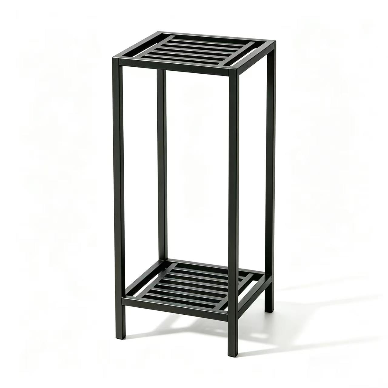 Zhongma front view of two-tier stand showing compact footprint and sturdy design