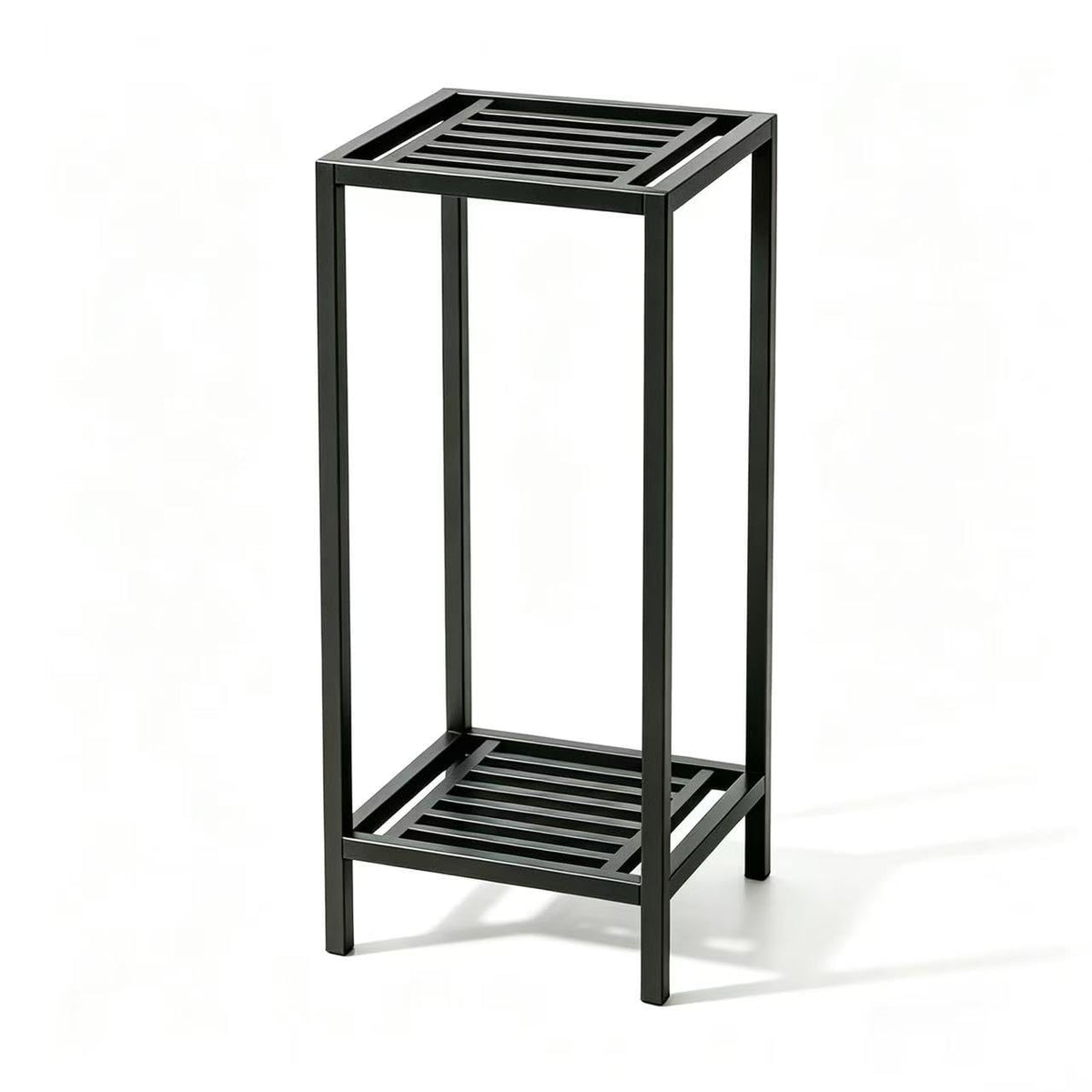 Zhongma front view of two-tier stand showing compact footprint and sturdy design