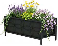 Zhongma front view planter showing compact durable frame and planting capacity
