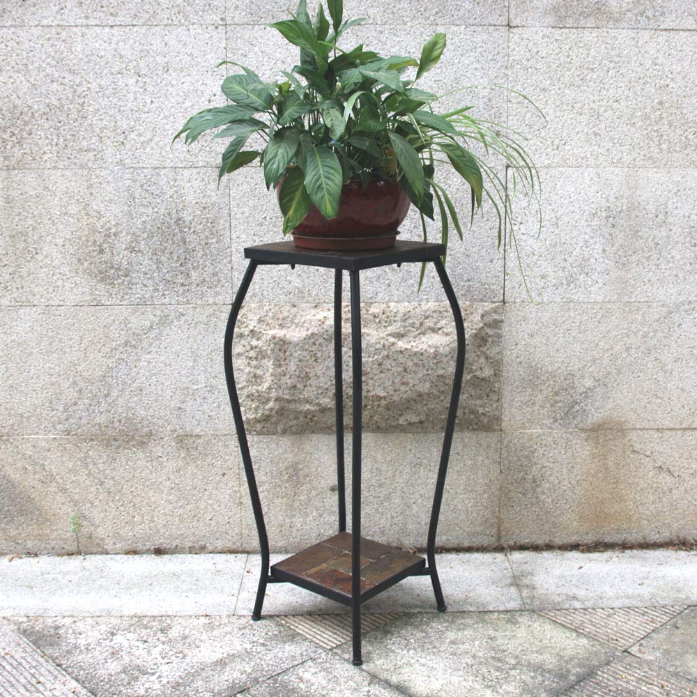 Zhongma plant stand in patio lifestyle setting enhancing outdoor décor and organization