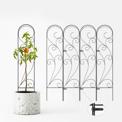 Zhongma four trellises in a row showing scale for balcony or garden benefit