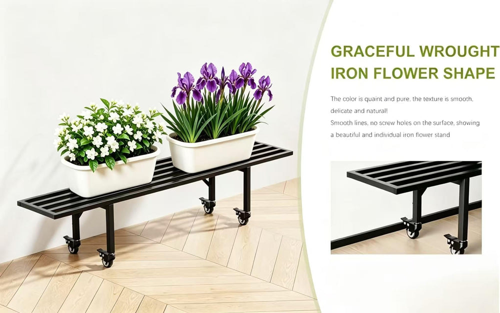 Zhongma stand next to large ceramic pot illustrating 220 lb capacity and real-size scale