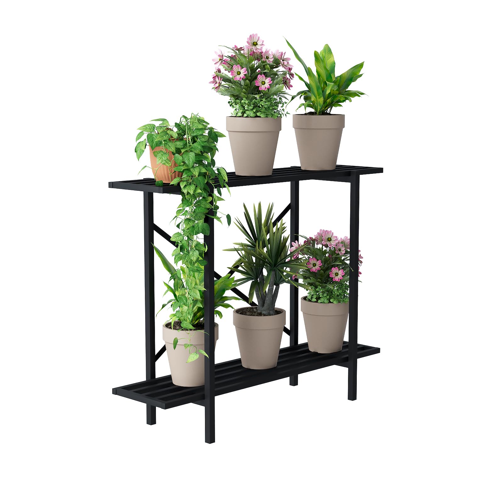 Zhongma stand beside a large pot demonstrating scale and capacity