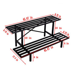 Zhongma shelf next to measuring tape showing accurate dimensions and scale