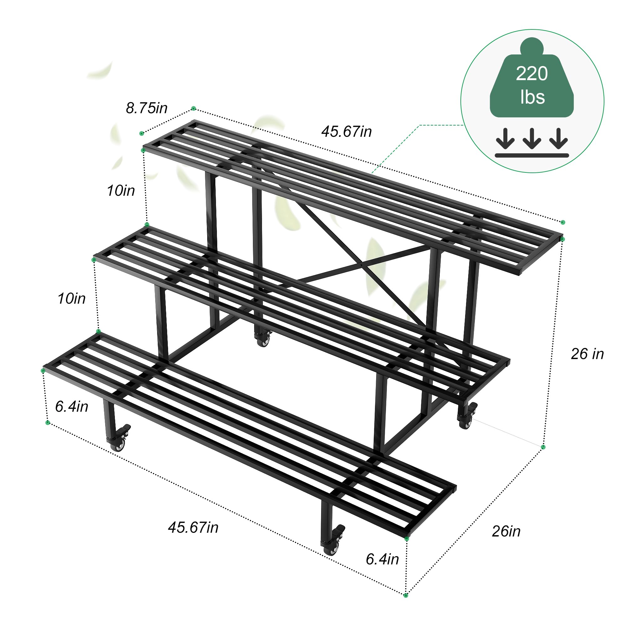 Zhongma shelf detail highlighting reinforced tier strength and load-bearing benefit