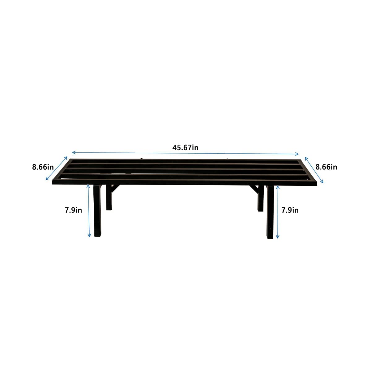 Zhongma top shelf surface detail showing flat metal platform for pots and trays