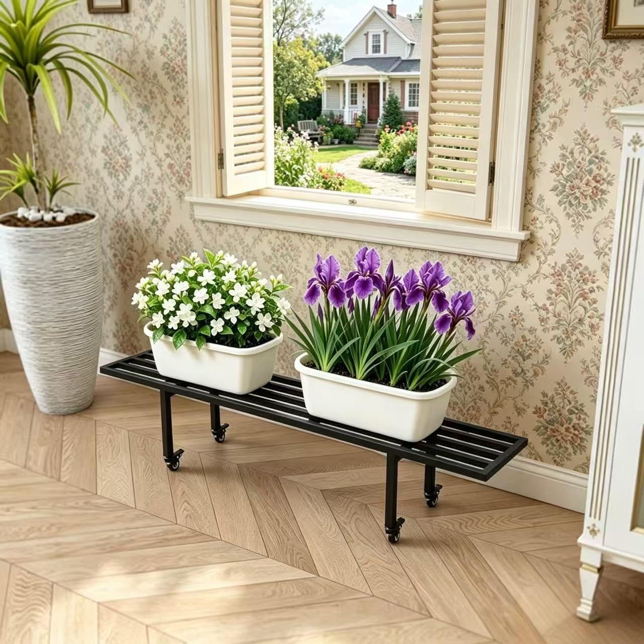 Zhongma top view highlighting the shelf surface and stable platform for heavy pots