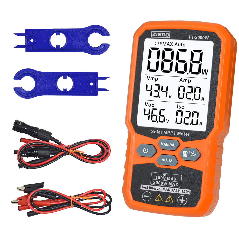 ZIBOO FT-2000W frontal mostrando pantalla y controles, beneficio: lectura clara