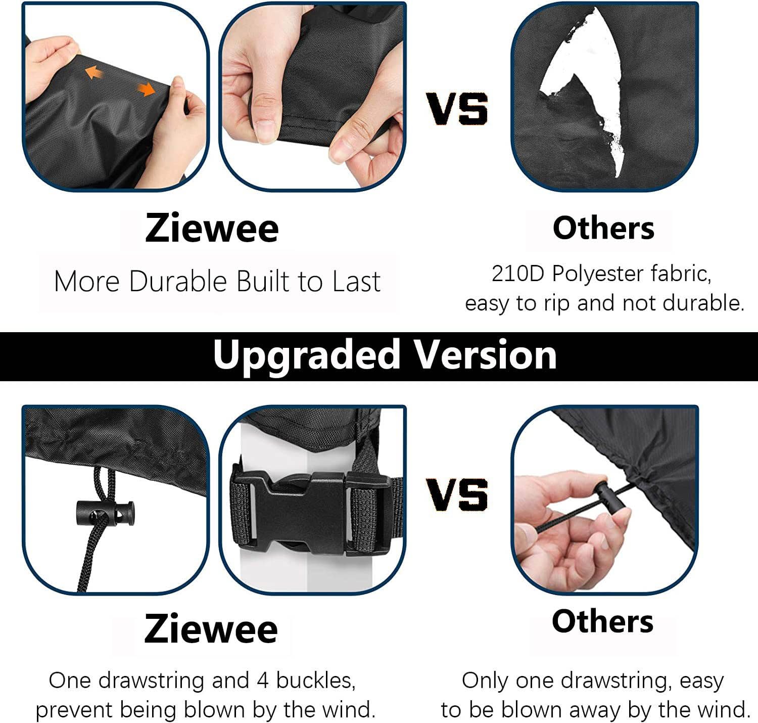 Ziewee folded in storage bag for compact convenience and space saving