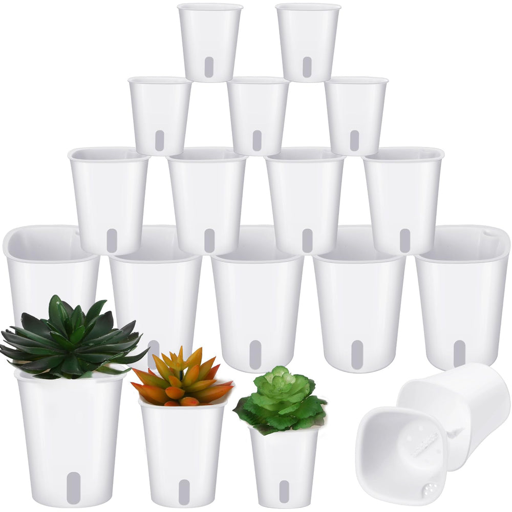 Ziliny front view of 18-piece set showing clean white pots and organization benefit