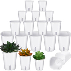 Ziliny front view of 18-piece set showing clean white pots and organization benefit