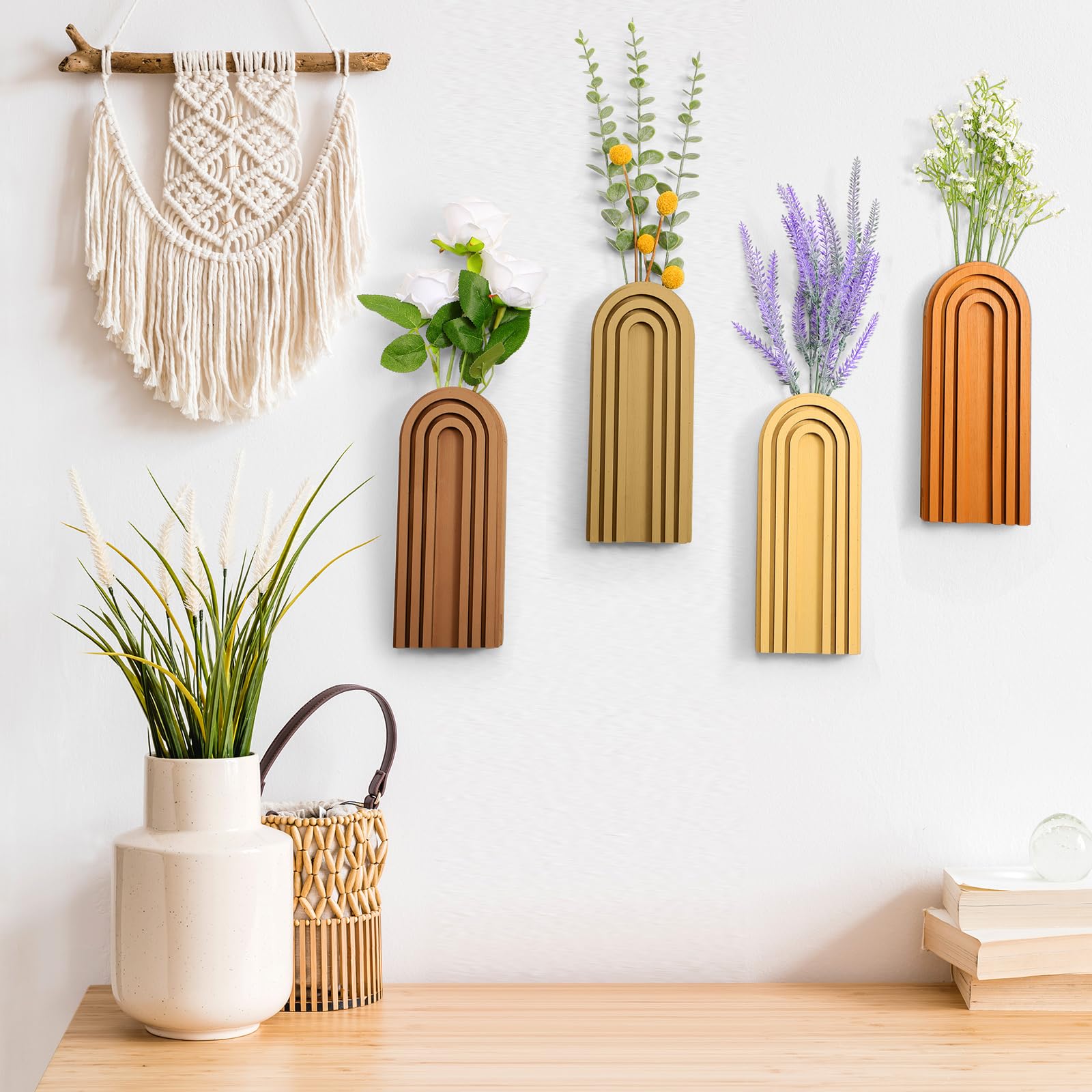 Ziliny in use living room display demonstrating easy styling and wall interest
