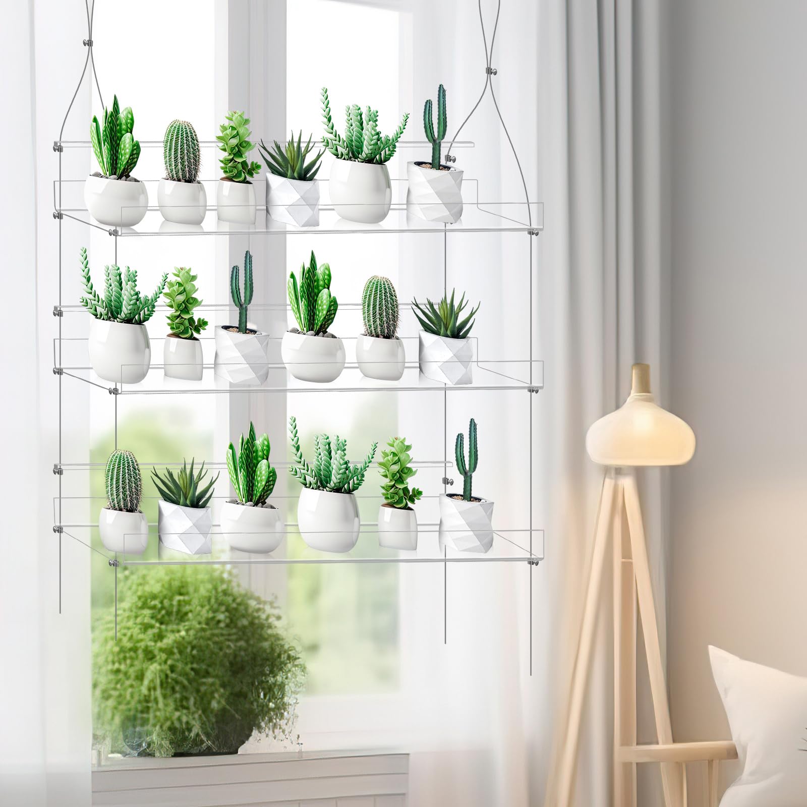 Ziliny lifestyle bedroom window garden adds greenery and brightens indoor space
