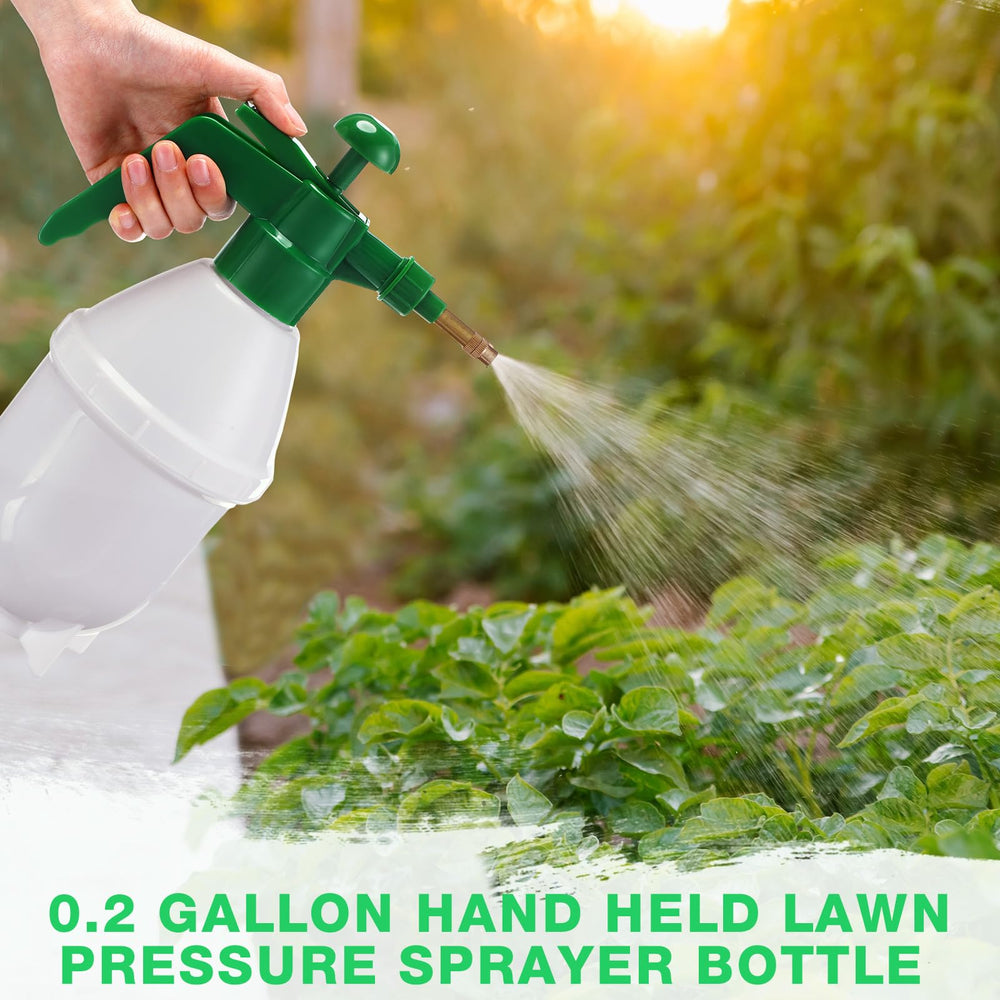 Ziliny sprayer next to a hand to show portable 27 oz size advantage