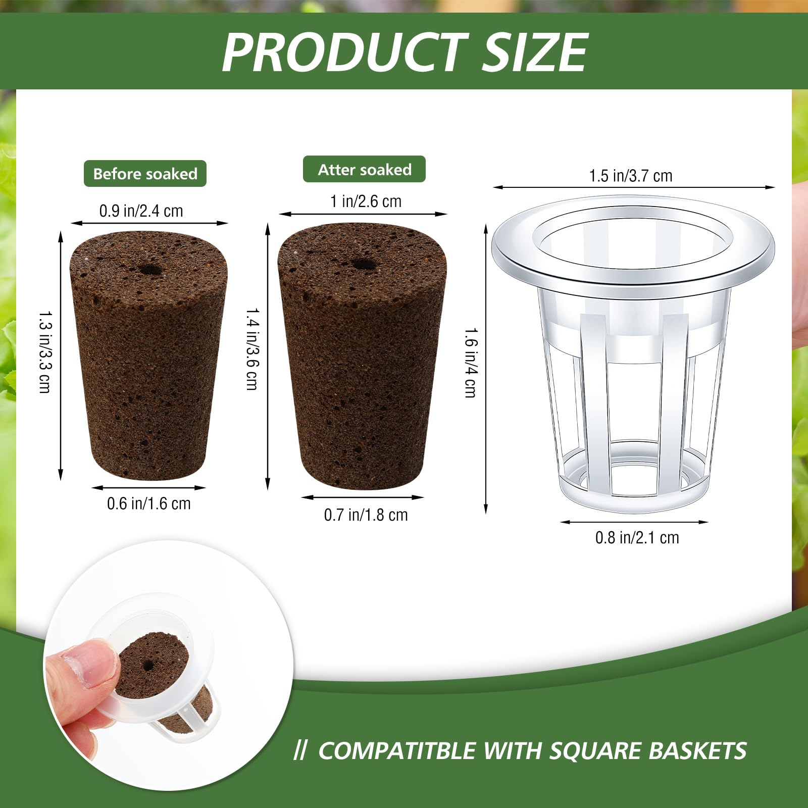 Ziliny close-up of peat grow sponge texture demonstrating high water absorption benefit