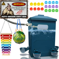ZINZINULER front view waterer showing full reservoir and tidy design benefit