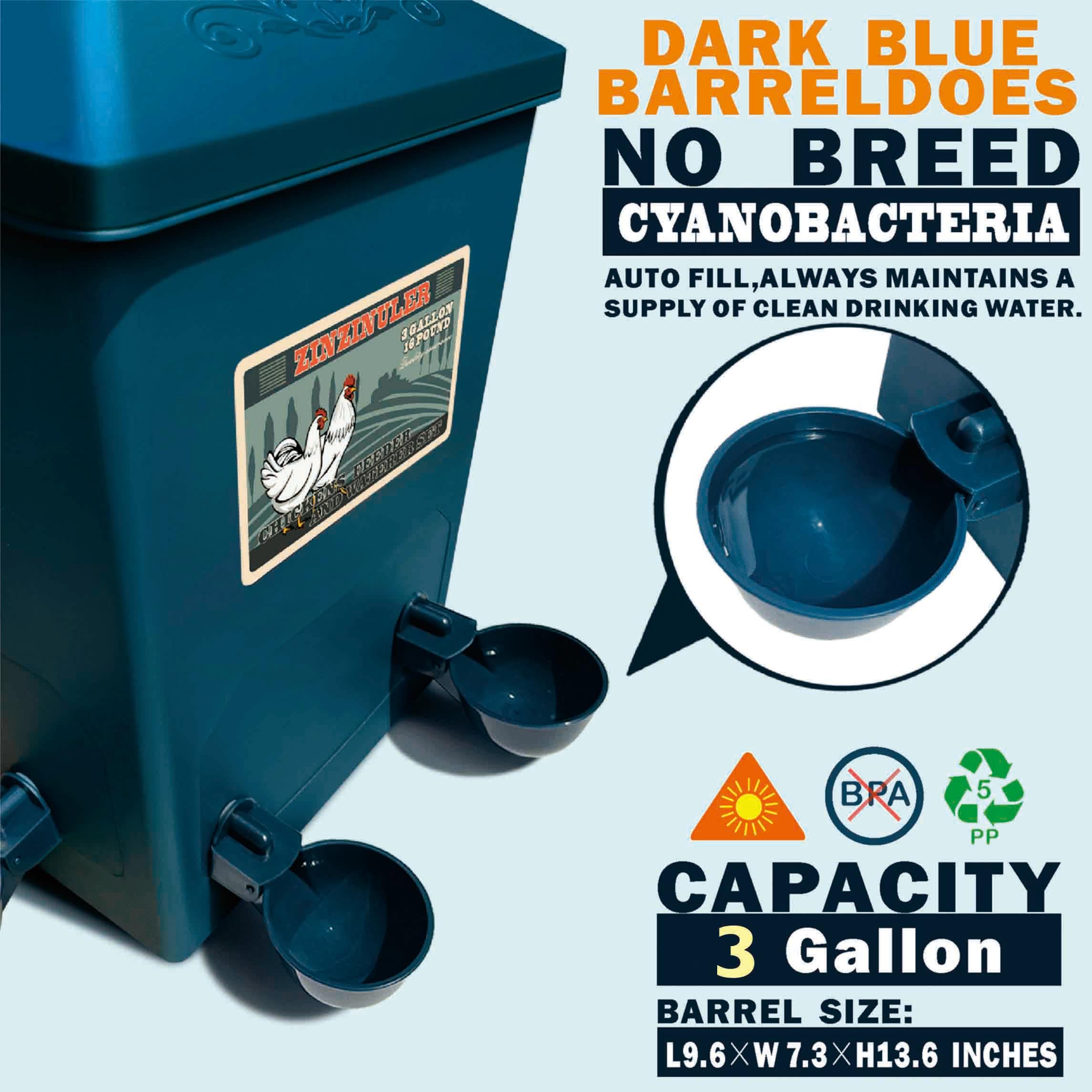 ZINZINULER waterer float valve detail ensuring automatic shutoff and overflow prevention