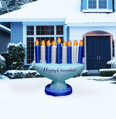 Zion Judaica Ltd blower, tie-down ropes, and stakes for secure anchoring