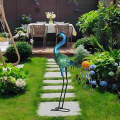 ZioWio peacock base with anchors showing secure installation benefit