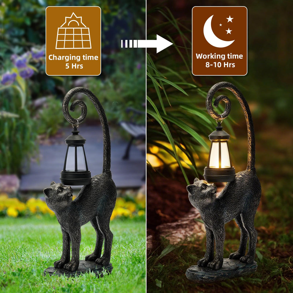 ZioWio close-up of the cat's lantern held by tail highlighting soft LED light