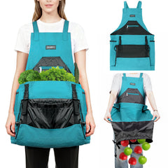 ZIOZERTT apron front view showing pockets and organized storage benefit
