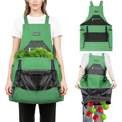 ZIOZERTT apron front view showing pockets and coverage for protection