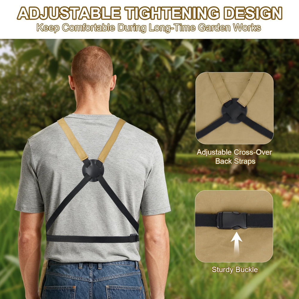 ZIOZERTT adjustable back strap and quick-release buckle for comfortable fit