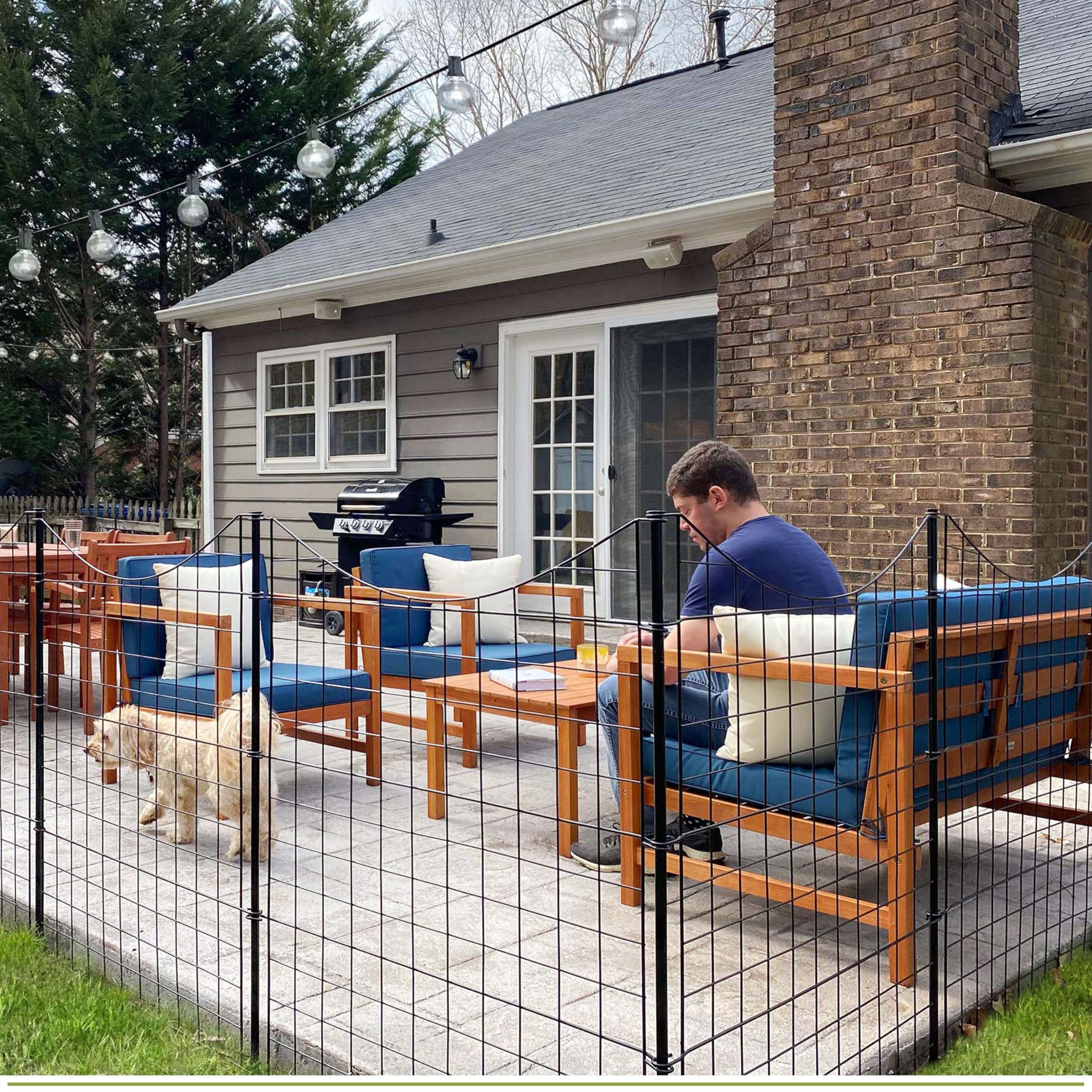 Zippity Outdoor Products front packaging showing fence kit and quick install benefit