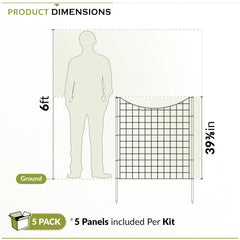 Zippity fence forming dog playpen in backyard showing containment benefit